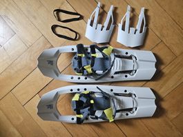 Schneeshuhe, snow shoes, Trekker, white, used 1x