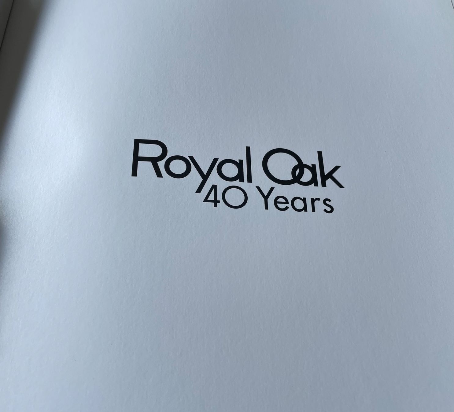 Libri: Audemars R. Oak 40 Years 2012 edition – Usato da Morbio Inferiore venduto da Ecod 1