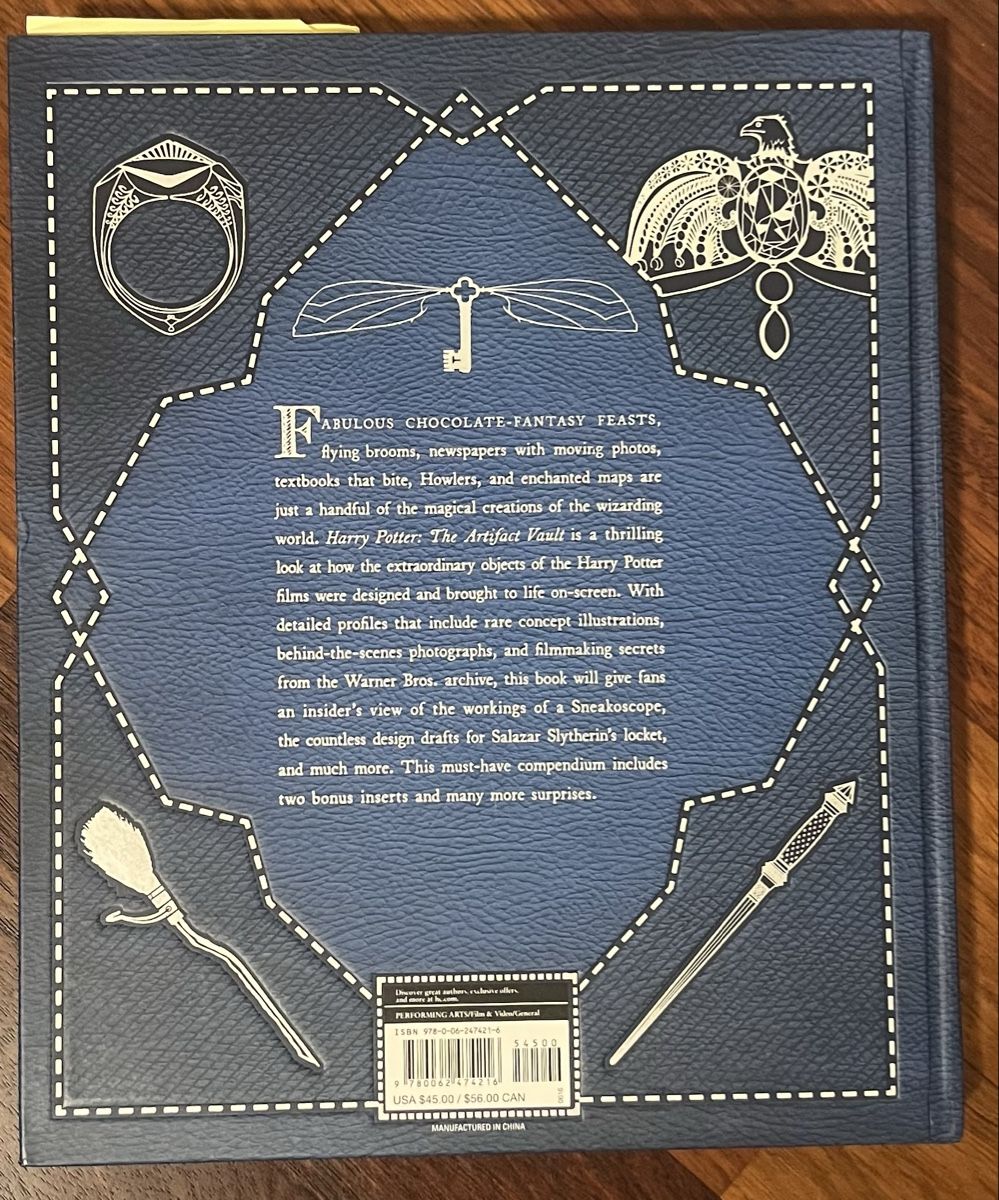 Libri: Harry Potter The Artifact Vault – Nuovo (secondo la descrizione) da Allmendingen b. BE venduto da MsMuffinPie 1