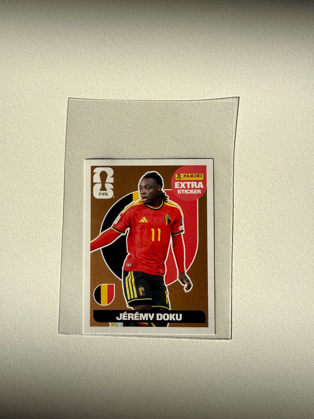 Panini Cartes à collectionner: Panini Extra Sticker Jeremy Doku bronze – D'occasion à Morges par arg_wnf7