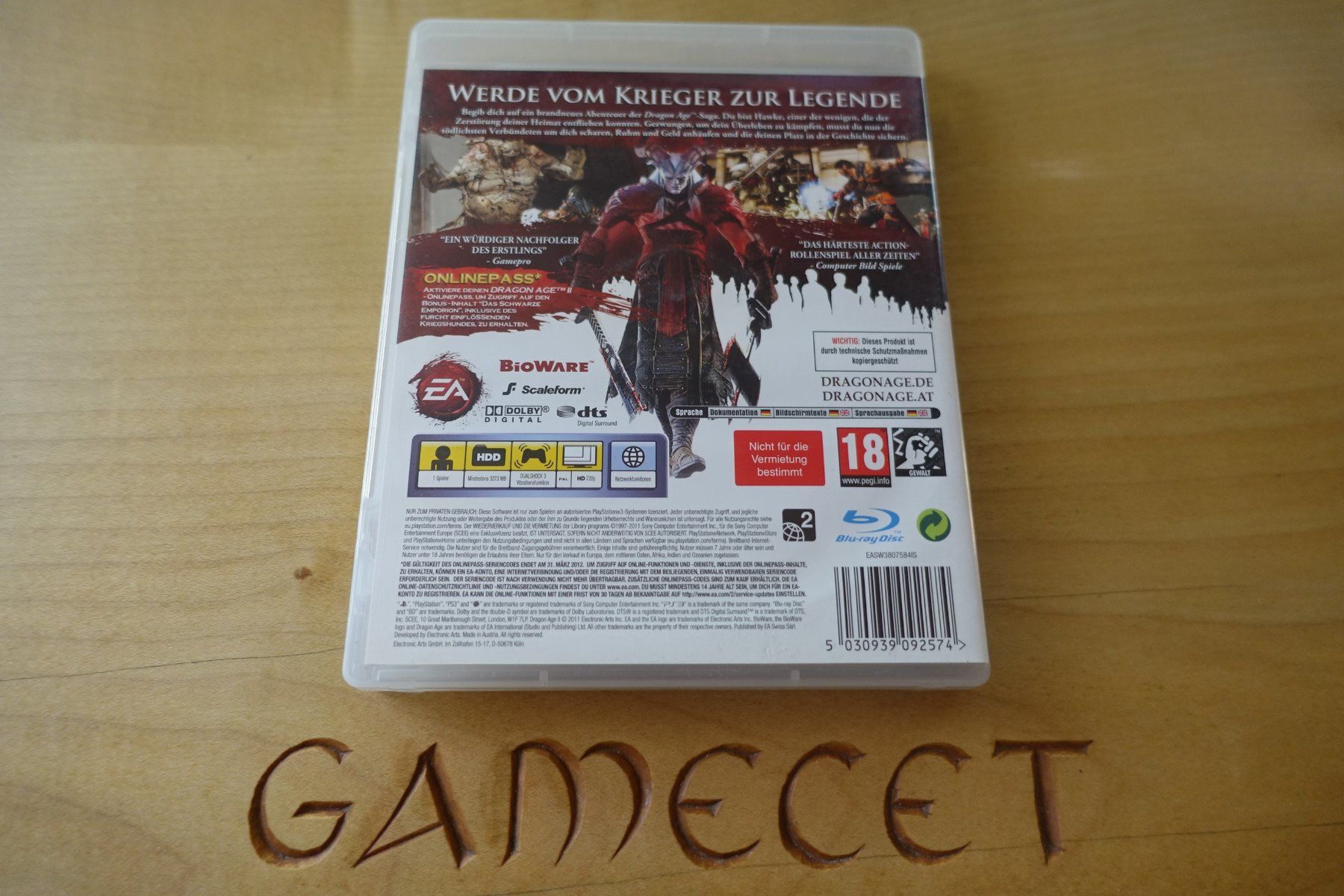 Sony Giochi: Dragon Age II – Usato da Steinach venduto da Gamecet 2