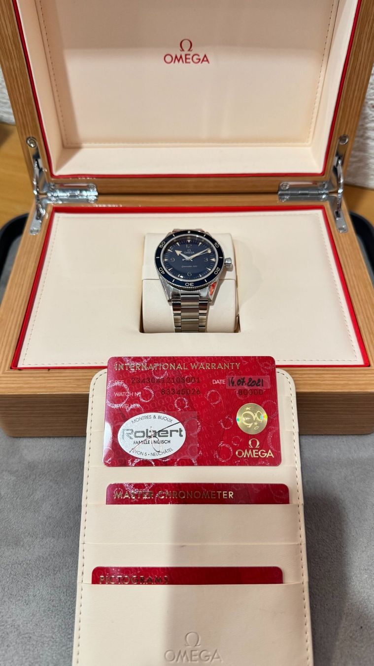Omega Orologi: Omega Seamaster Heritage 300 Full set 2021 comme neuve – Nuovo (secondo la descrizione) da Sion venduto da ROBY_ROBY_ROBY