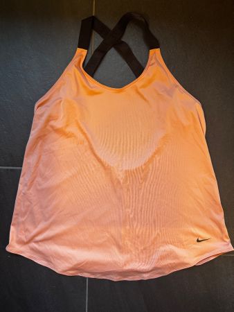 *Nike* Tanktop Gr. L, schwarz/lachs