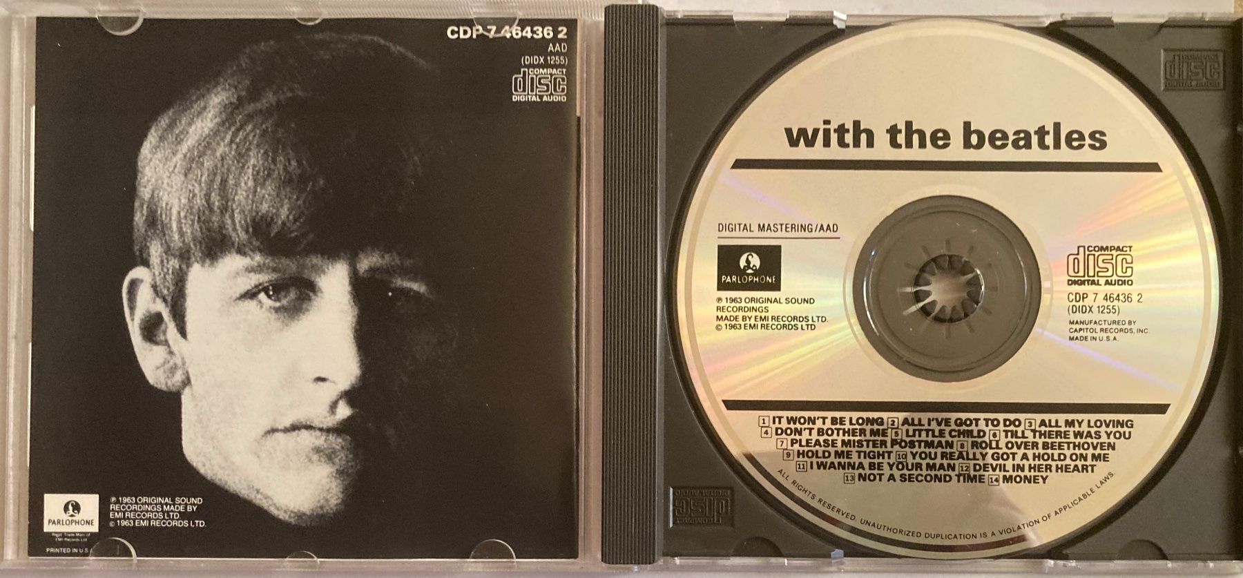 CDs: THE BEATLES - WITH THE BEATLES – D'occasion à Poliez-Pittet par Newtown-Records 2