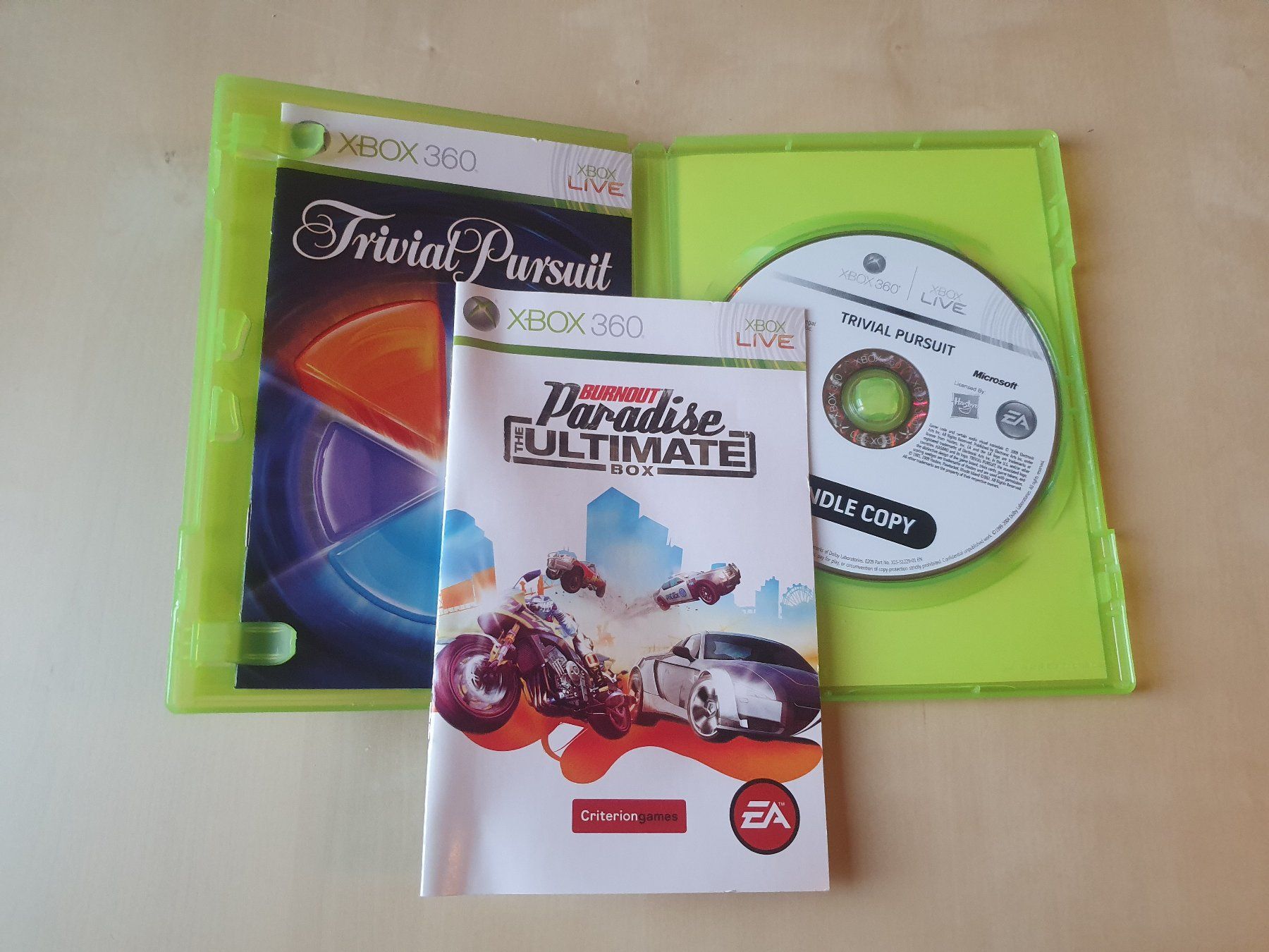 Microsoft Spiele: Burnout Paradise / Trivial Pursuit – Gebraucht aus Stansstad von collectorsshop 2
