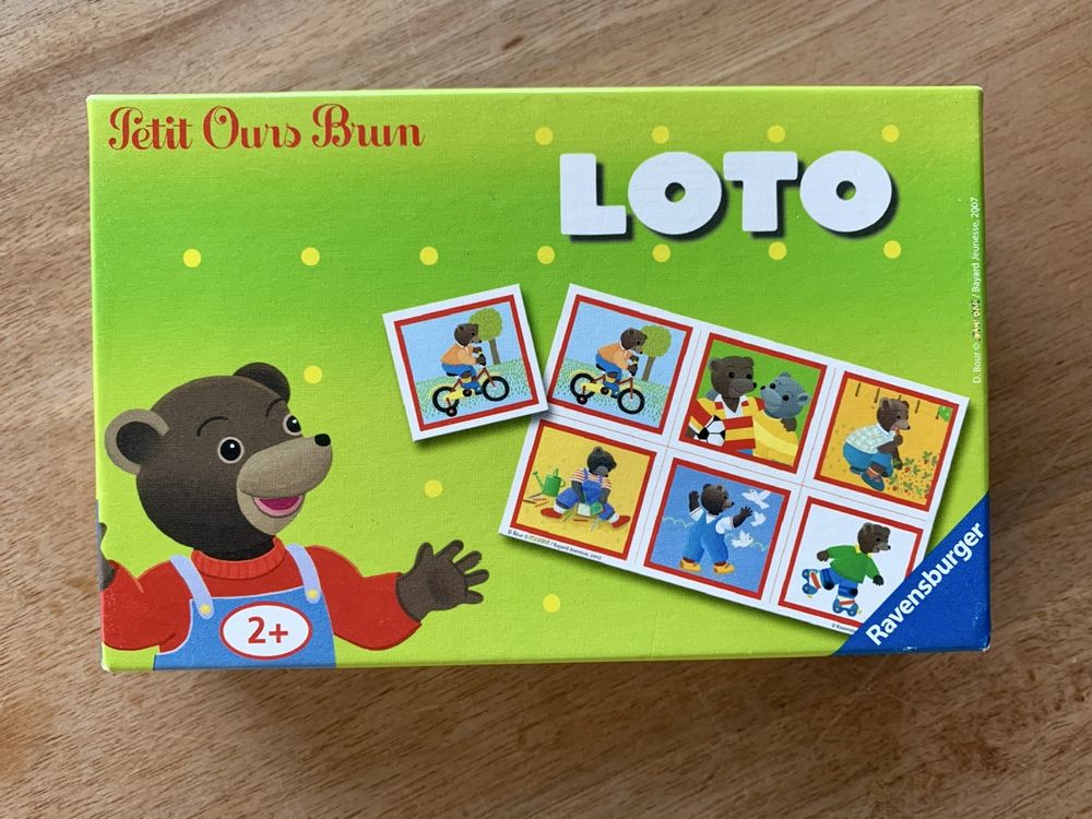 Ravensburger Loto Petit Ours Brun - Jeu Éducatif Observation Et Mémoire Dès 3 Ans - 4 Planches + 24 Cartes