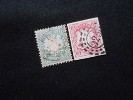 Bayern   Mi 38a/15   1876   Mi 35 €
