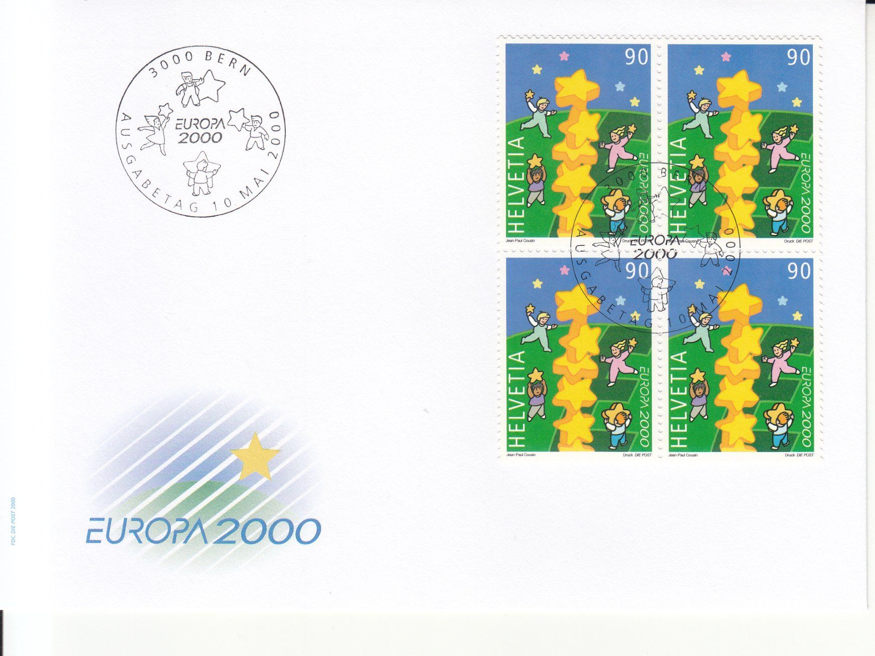 Tutti i francobolli: SBK 996 im 4er-Block FDC – Usato da Bürglen TG venduto da StampGraf