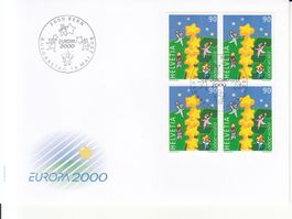 SBK 996 im 4er-Block FDC