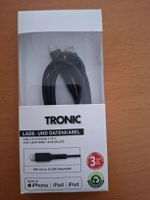 Tronic Lade- und Datenkabel USB-C auf Lightning 1m neu