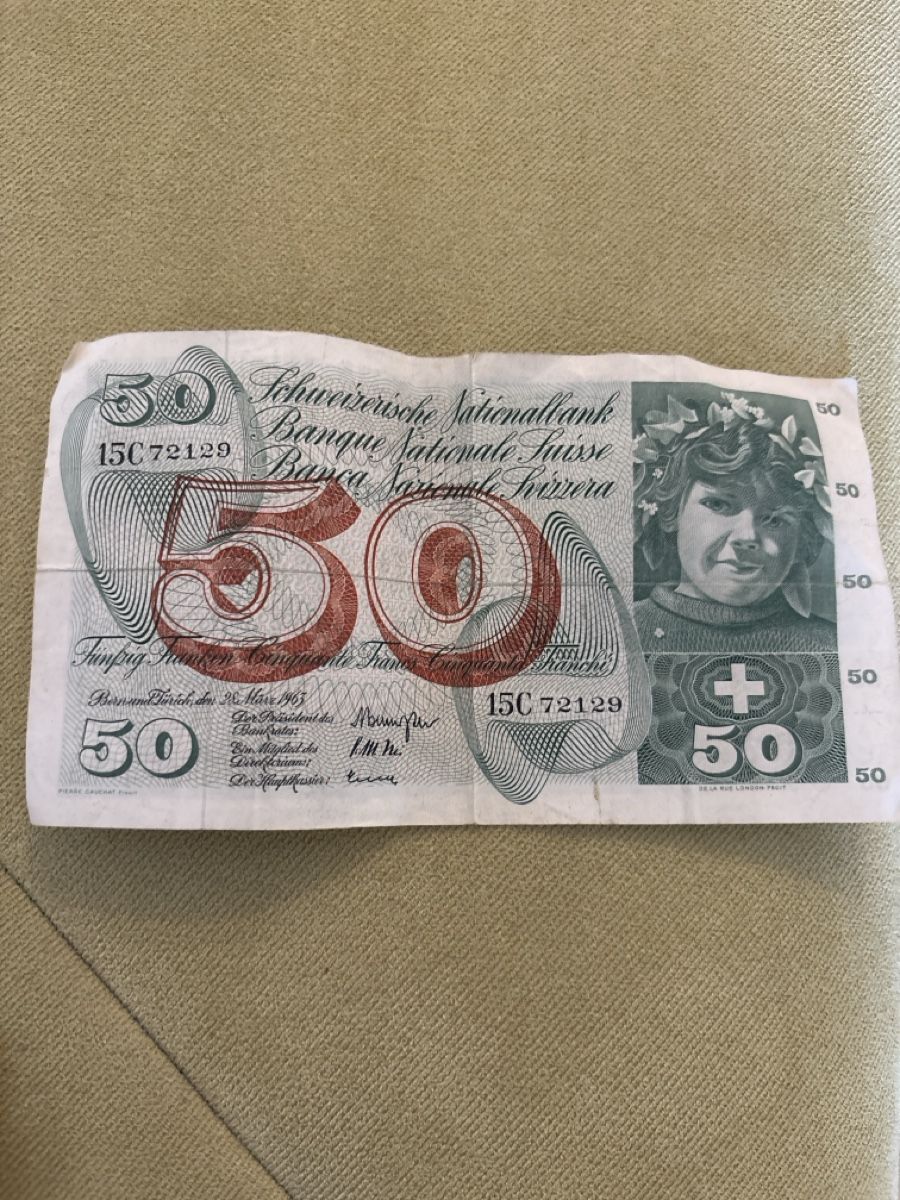 Banconote: Schweizer Banknotenlos 50/60er Jahre 180chf – Usato da Dietikon venduto da res_2phr 1