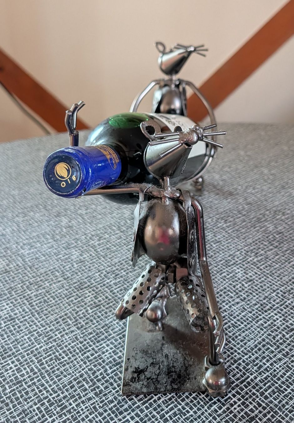 Portabottiglie: Flaschenhalter Mäud Metall Design Deko – Usato da Nänikon venduto da Haexli_70 2