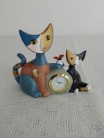 Rosina Wachtmeister Goebel Katzen mit Uhr.