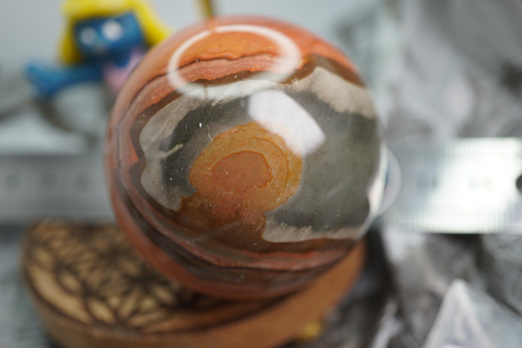 Minerali & Pietre curative: Polychrom Jasper  Kugel 50mm  Räumung Topstone  ab  10.- – Nuovo e nell'imballaggio originale da Eschenbach SG venduto da topstone 7