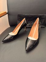 Hugo BOSS Lackleder Stiletto Lederschuhe Neu schwarz 39 SALE