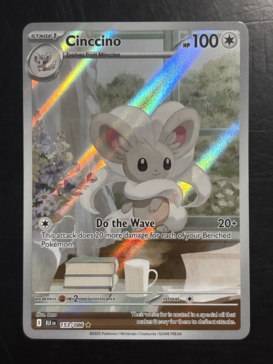 Pokémon Carte collezionabili: Cinccino - BLK 153 🇺🇸 – Usato da Delémont venduto da mar_7ynr