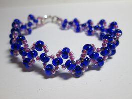Wellenarmband mit Karabiner Verschluß oder Magnetverschluß