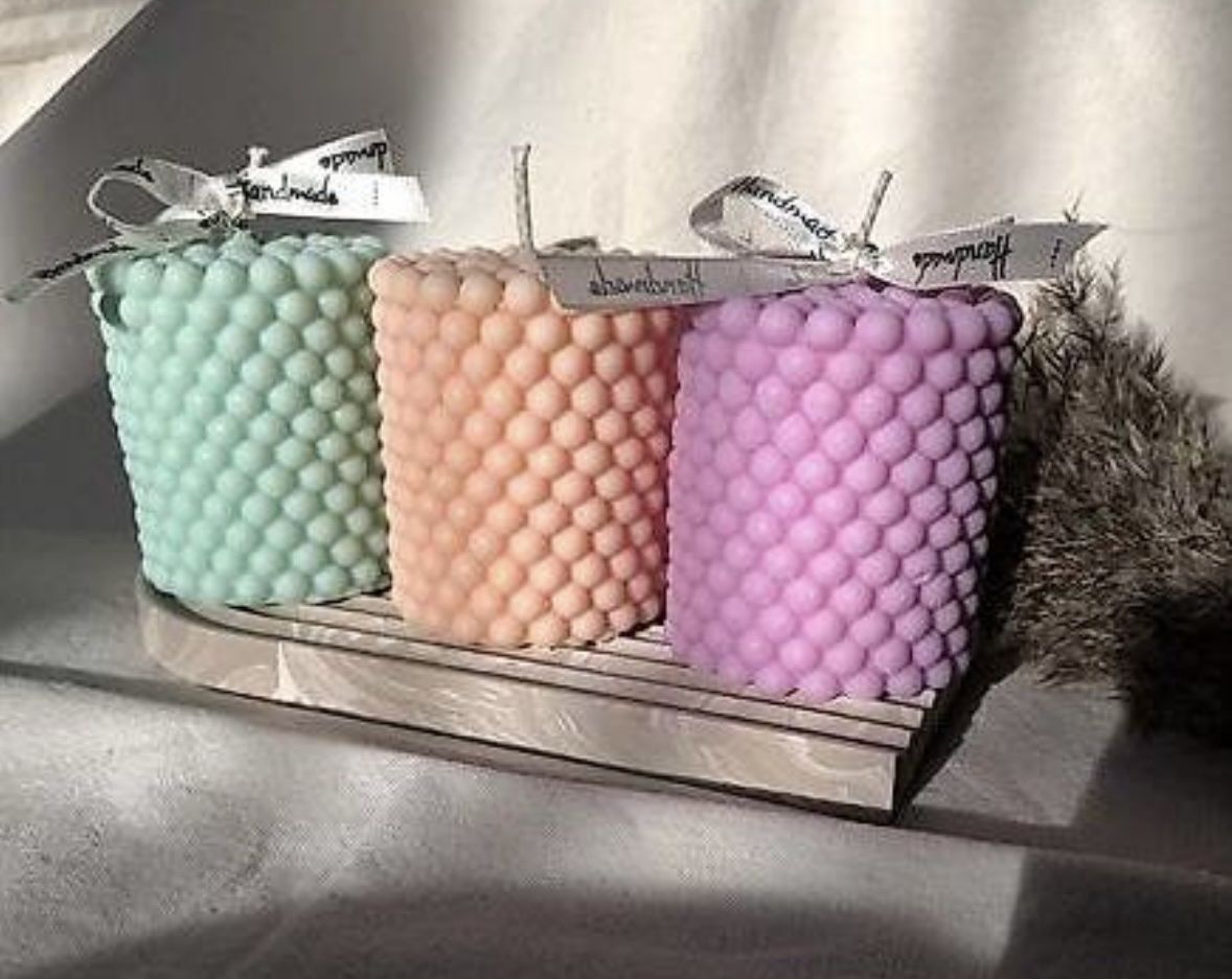 Candele: Colored Pearl Kerzen 5 Farben – Nuovo e nell'imballaggio originale da Frümsen venduto da Swissline90