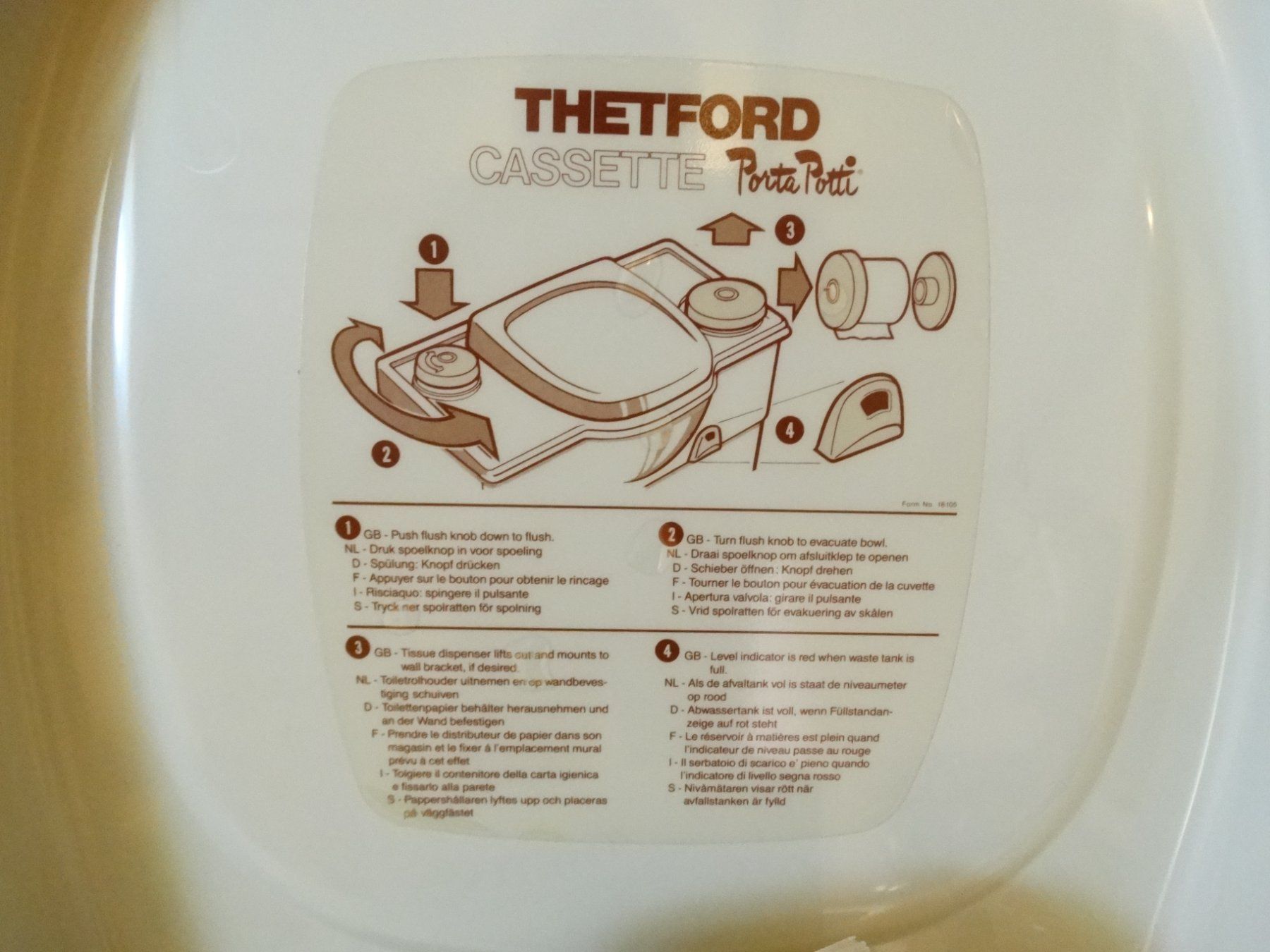 Thetford WC: Thetford Camping Boot WC – Nuovo e nell'imballaggio originale da Lengnau AG venduto da Oskarhuus 2