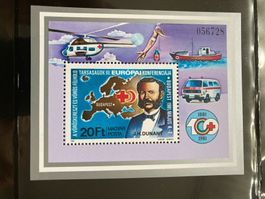 Ungarn 1981 Block Rotes Kreuz Roter Halbmond Henri Dunant pf