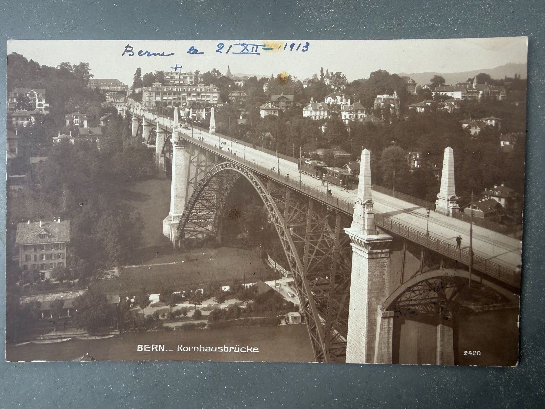Cartoline postali: BERN - Kornhausbrücke - Ansichtskarte – Usato da Tegerfelden venduto da siebenmacky