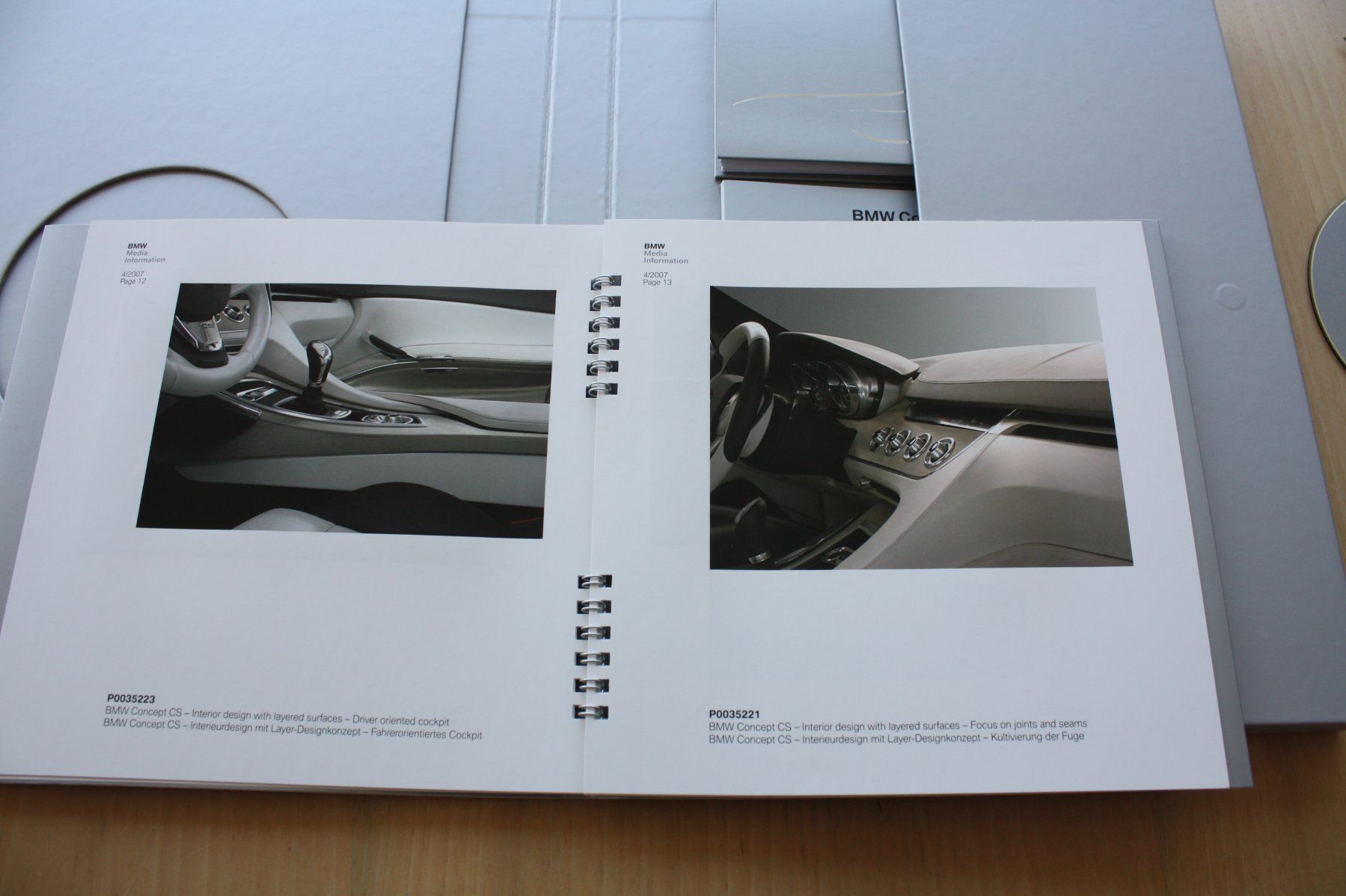 BMW Documenti: BMW Concept CS Pressemappe/CD  4/2007 – Usato da Wikon venduto da erwin400 5