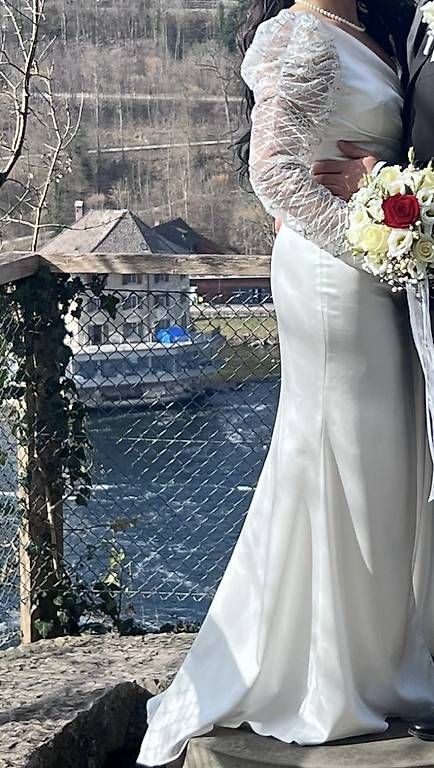 Vestiti: Weisses Kleid (Standesamt) – Nuovo e nell'imballaggio originale da Bülach venduto da Cansuu 1