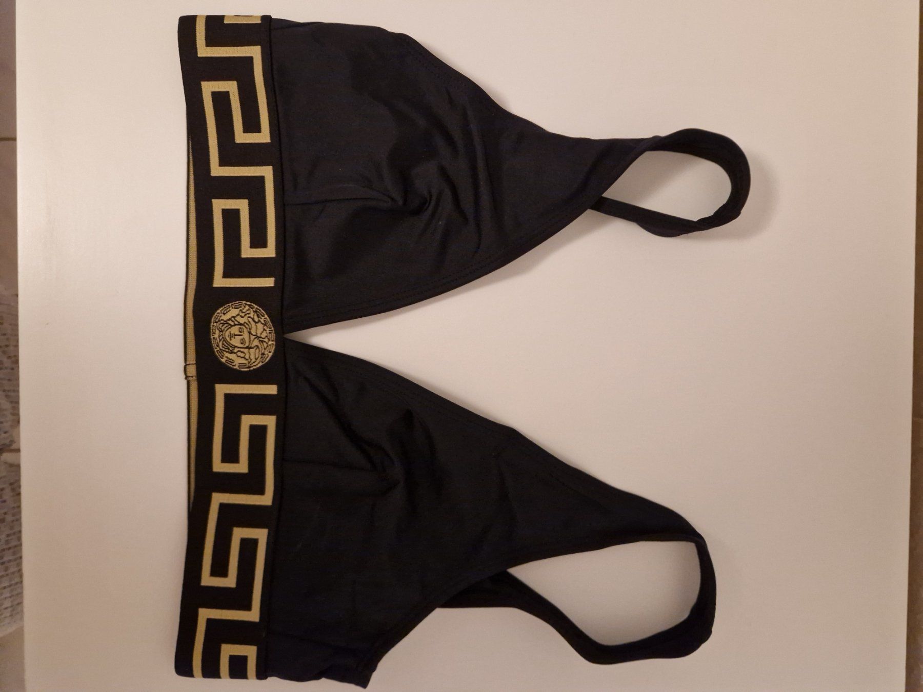 Versace Costumi da bagno & Bikini: Schwarzer Versace Bikini, Grösse S, Top Zustand. – Nuovo (secondo la descrizione) da Urtenen-Schönbühl venduto da Edark 1