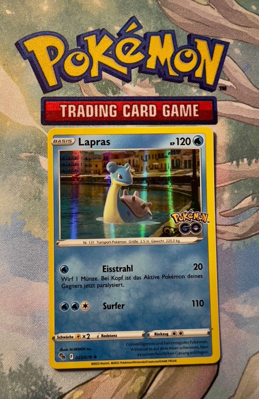 Cartoline: Lapras Holo Go 023/078 – Usato da Sempach venduto da R-G