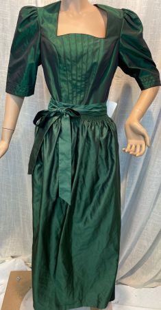 Edles Vintage Kleid Dirndl Trachtenkleid Isola Gr.  38