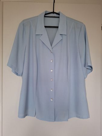 Chemisier bleu-ciel Vintage 