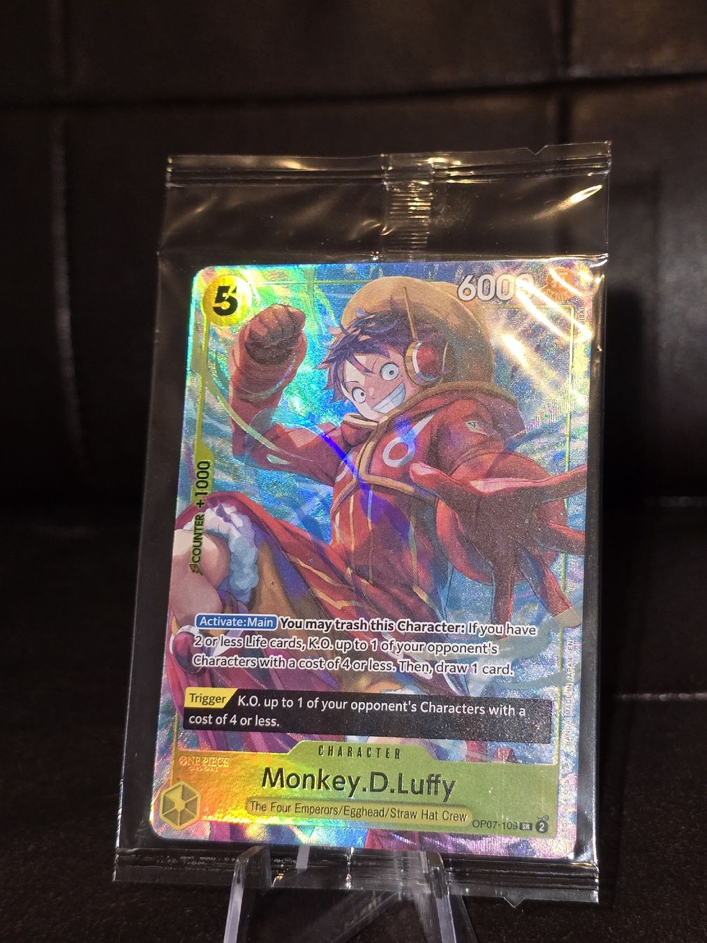 Bandai Carte collezionabili: Monkey.D.Luffy OP07-109 One Piece SEALED – Nuovo e nell'imballaggio originale da Bronschhofen venduto da dvnb