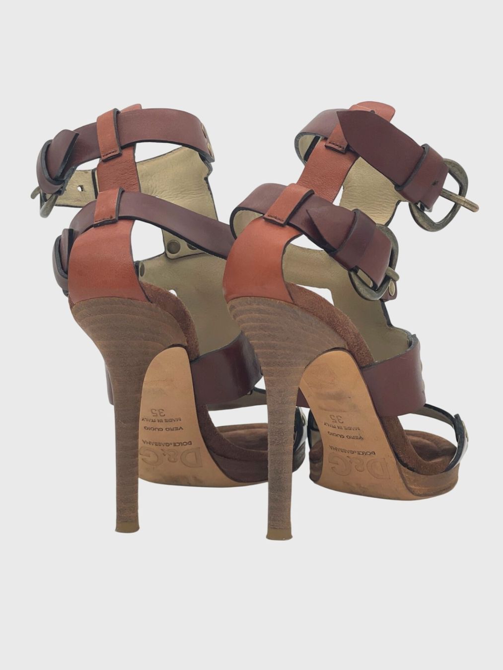 Dolce & Gabbana Scarpe da donna: Dolce & Gabbana Gladiator Studded Buckle EU 35 – Usato da Zürich venduto da shoe_shop 4
