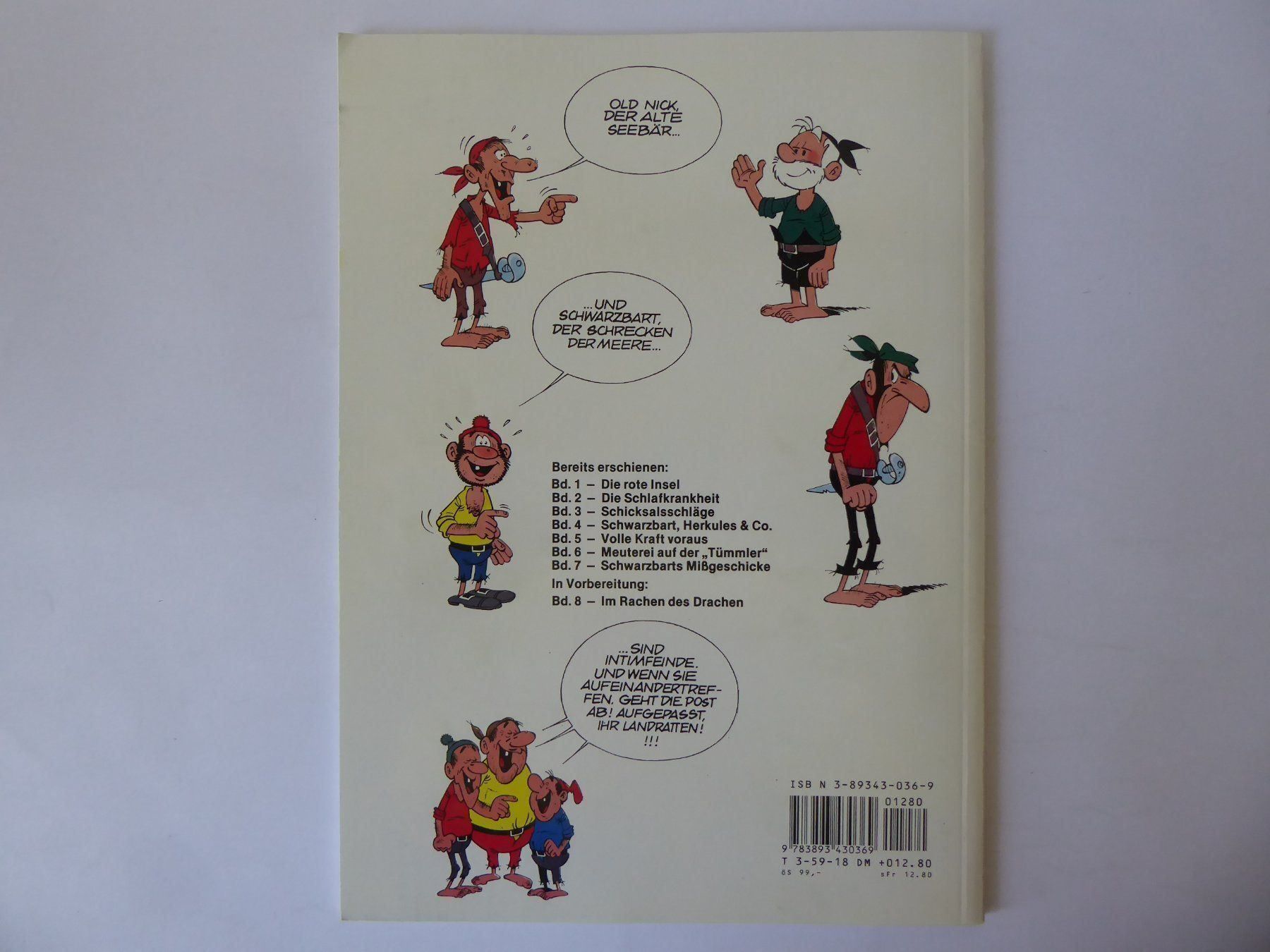Fumetti: Comic Schwarzbarts Missgeschicke, M. Remacle, 1991 – Nuovo (secondo la descrizione) da Turbenthal venduto da Panau 5