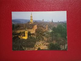 Bern Blick vom Aargauerstalden auf Nydeggkirche Altstadt etc