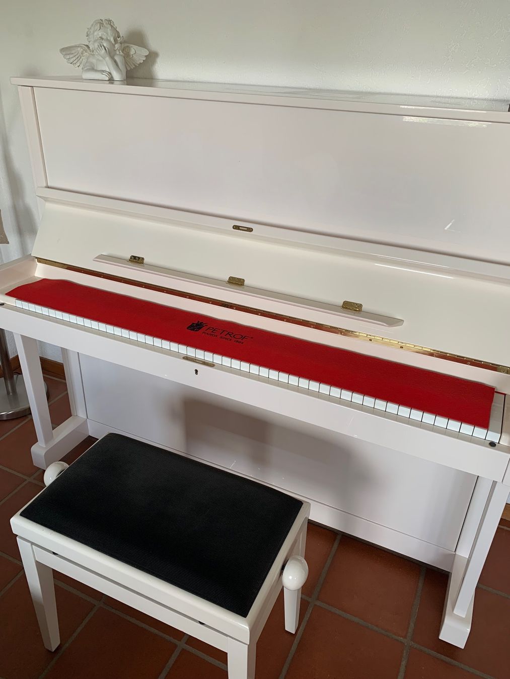 Strumenti musicali: Piano Petrof 125 SI blanc laqué – Usato da Neyruz venduto da annette72
