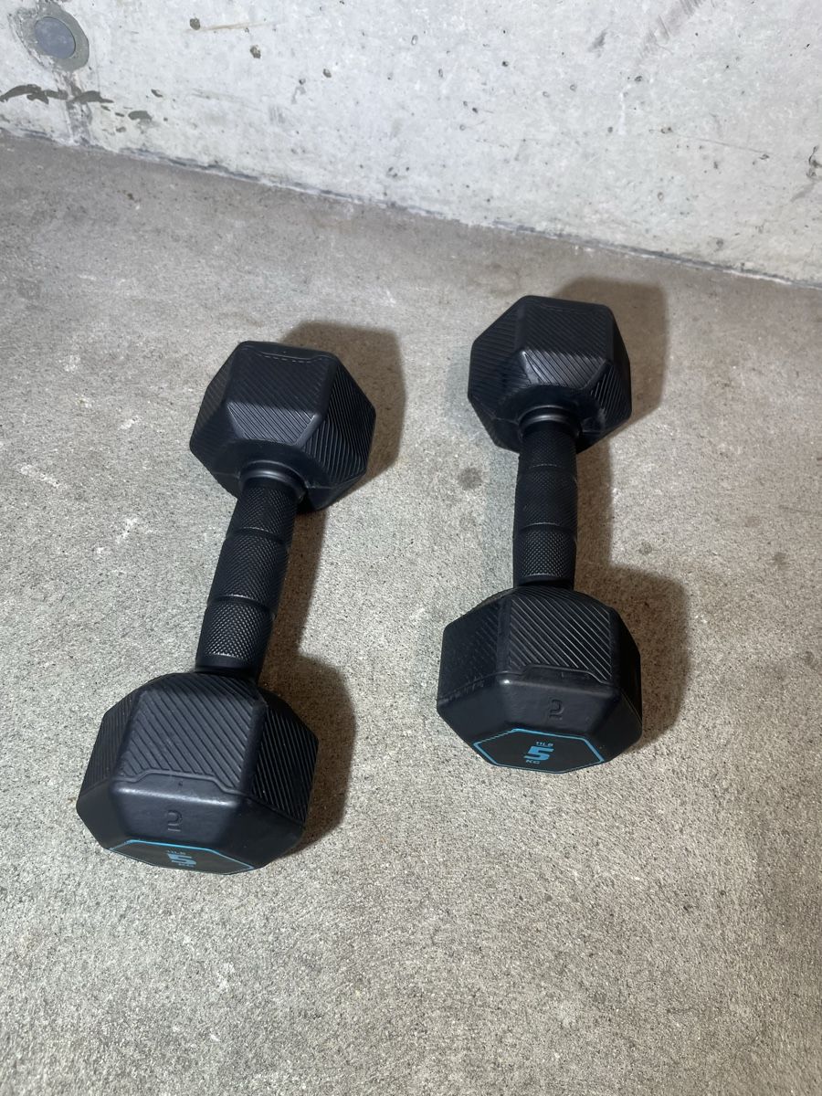 Decathlon Hanteln & Gewichte: Hanteln 5 kg neuwertig – Gebraucht aus Würenlos von KLG_3TBs 3