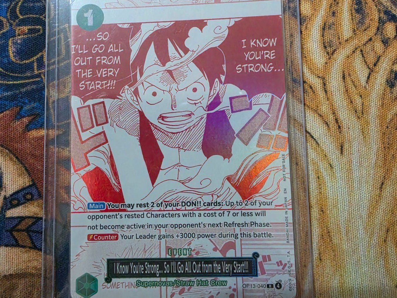 Bandai Carte collezionabili: One Piece Event OP13-040 – Usato da Genestrerio venduto da AM_98