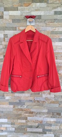 Sommer Kurzblazer rot Gr. L neuwertig