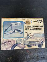 12V Autokompressor mit Manometer, perfekt für Sommerausflüge