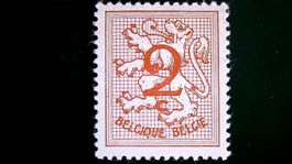 Belgien, Set aus Heraldic Lion, 2c,3c,5c und 5F