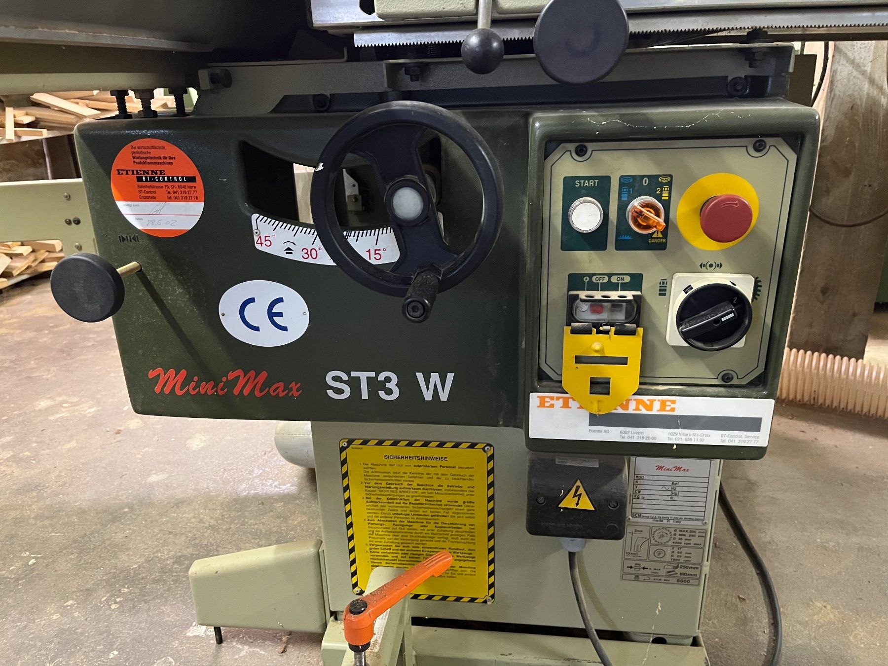 Sägen: Formatkreissäge Etienne Mini Max ST3 Kombimaschine – Gebraucht aus Unterkulm von snoeberli 2