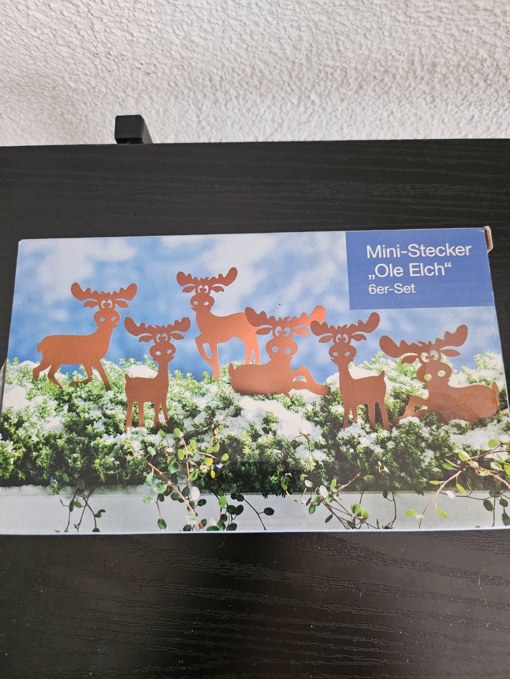 Tutte le decorazioni: "Ole Elch" Mini-Stecker 6er Set + 2 Stecker – Nuovo e nell'imballaggio originale da Rafz venduto da Domimir 1