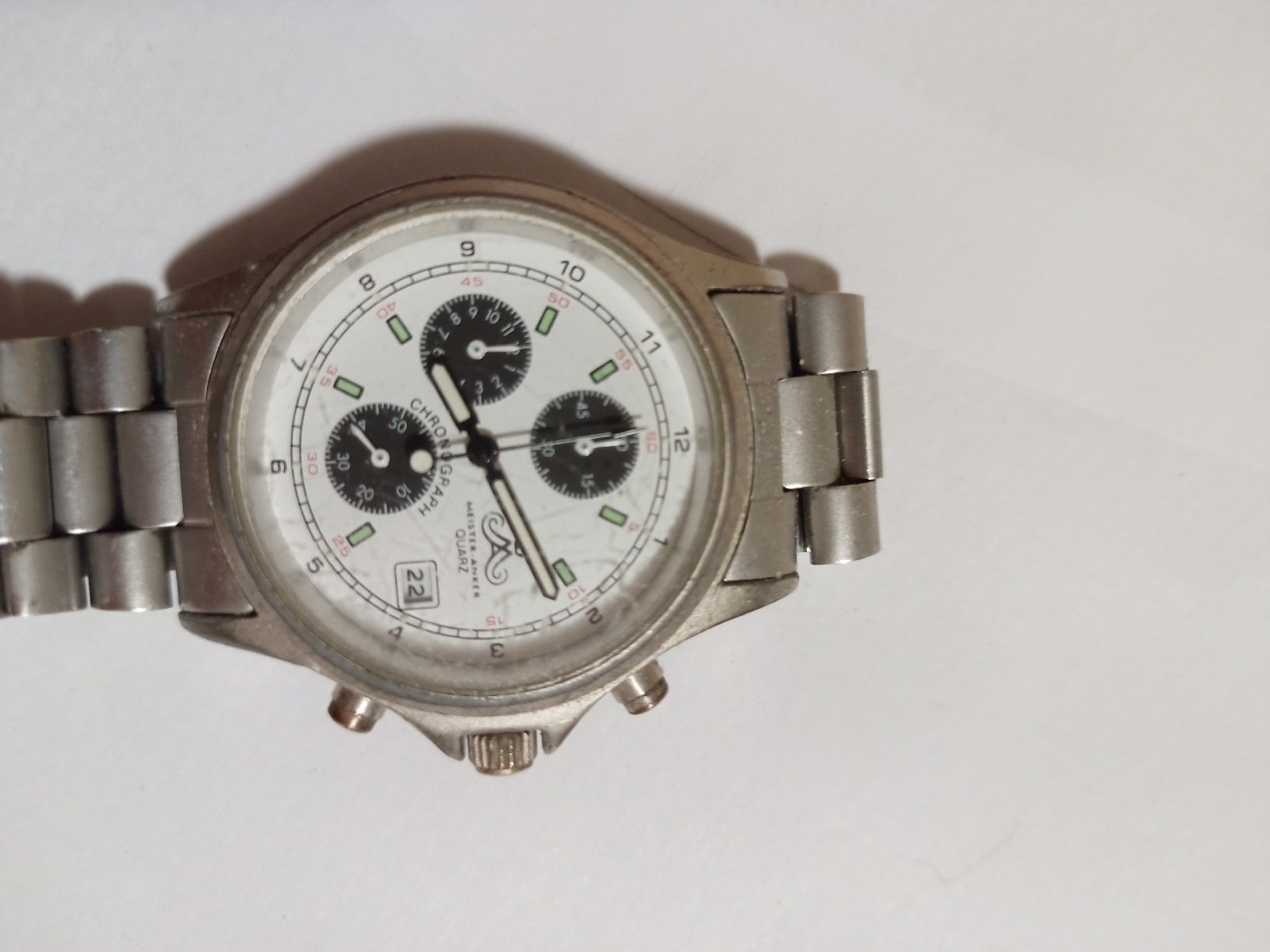 Orologi: Vintage Meister-Anker Chronograph – Usato da Biel / Bienne venduto da edo_pt98 2