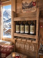 Weinregal aus Holz