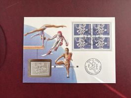 Cachet FDC Sport d'hiver et Gymnastique Suisse 1986 NEUF