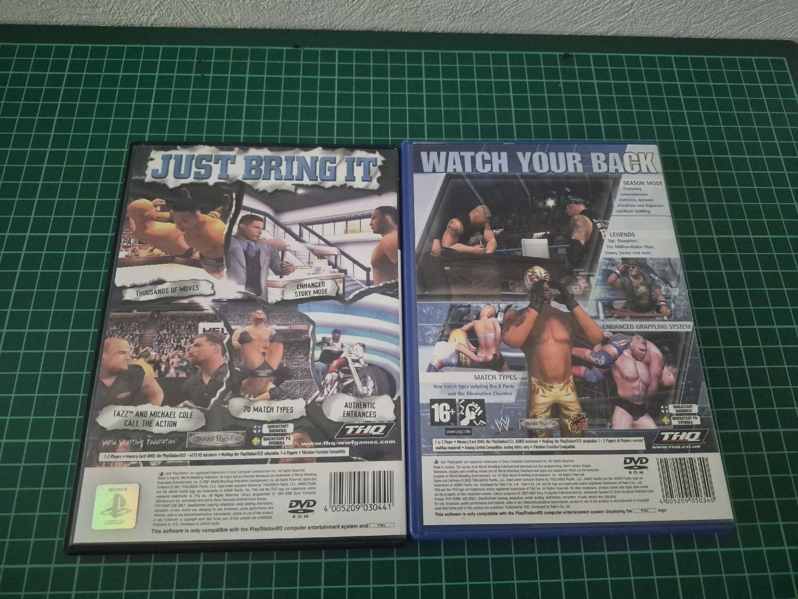 Sony Giochi: WWE Smackdown PS2 Bundle - Just Bring It & Here Comes pain  – Usato da Meyrin venduto da Retro-GZ 3