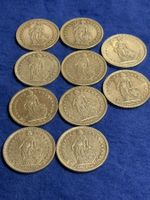 10 x 2.- alle 835 Silber ,je 10 gr. Also 100 gr.