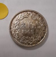 1/2 Franken Silber 1965