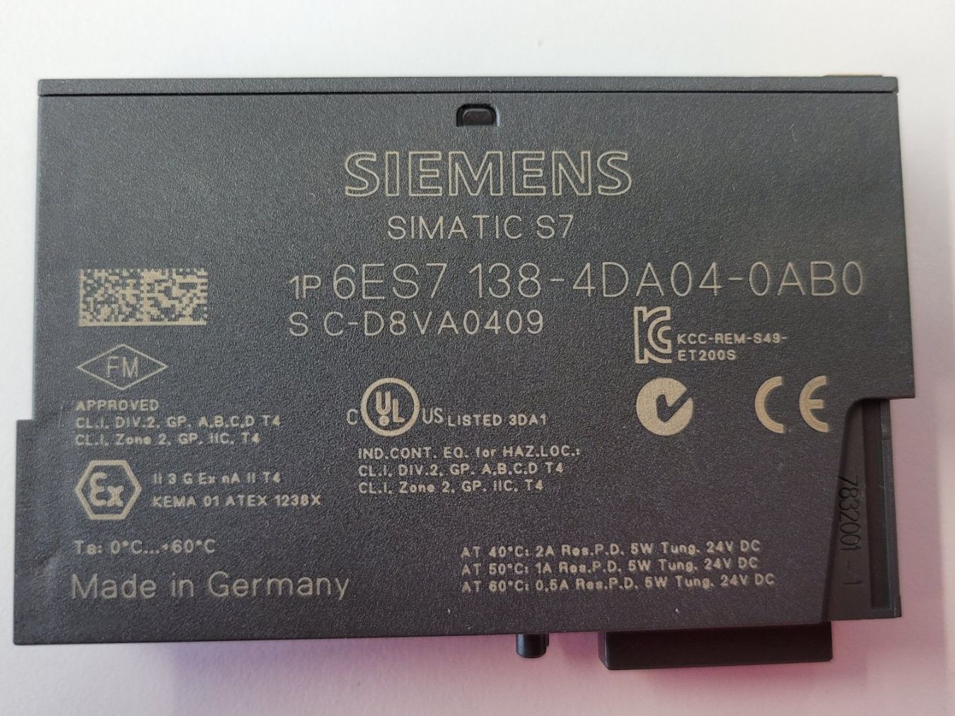 Siemens Composants électroniques: Siemens ET200S - 6ES7138-4DA04-0AB0 – D'occasion à Möhlin par Kaiser_Engineering